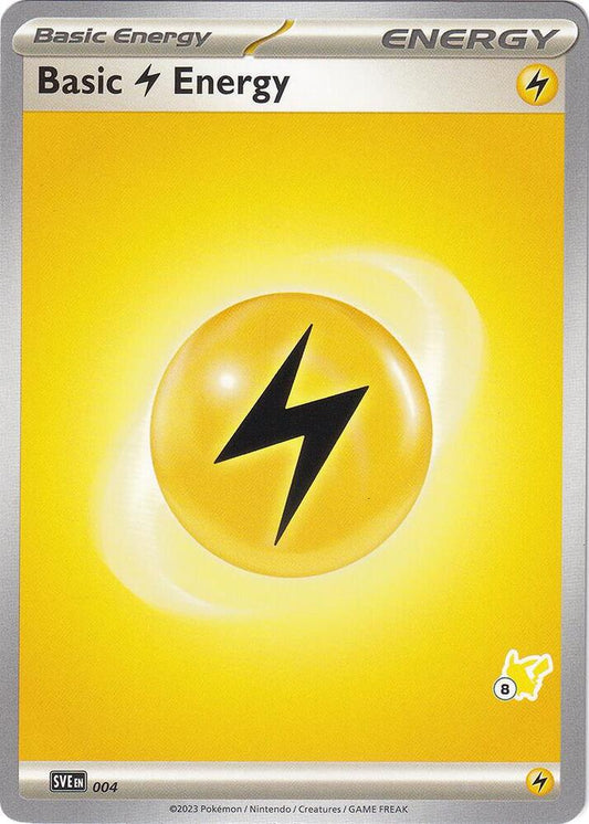 Basic Lightning Energy - Pikachu 8 (004) [Battle Academy 2024]
