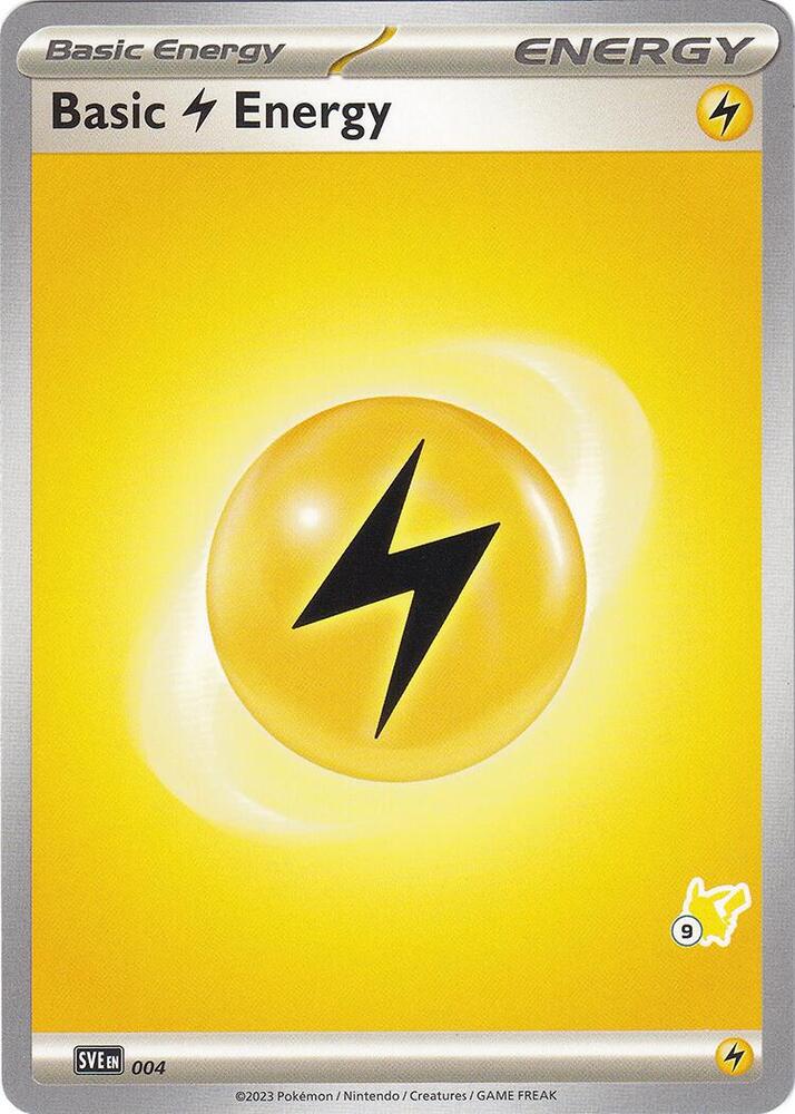 Basic Lightning Energy - Pikachu 9 (004) [Battle Academy 2024]