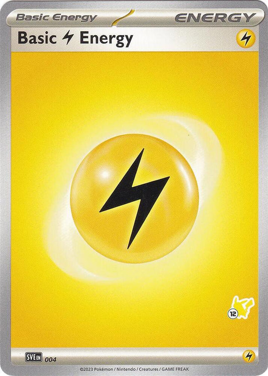 Basic Lightning Energy - Pikachu 12 (004) [Battle Academy 2024]