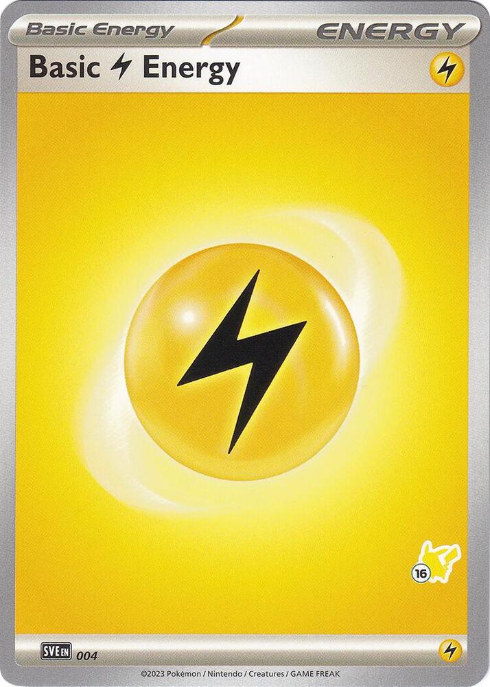 Basic Lightning Energy - Pikachu 16 (004) [Battle Academy 2024]