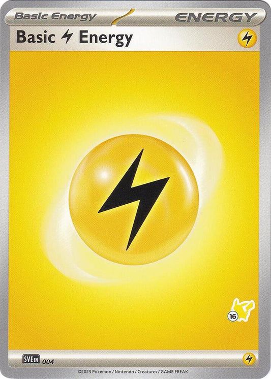 Basic Lightning Energy - Pikachu 16 (004) [Battle Academy 2024]