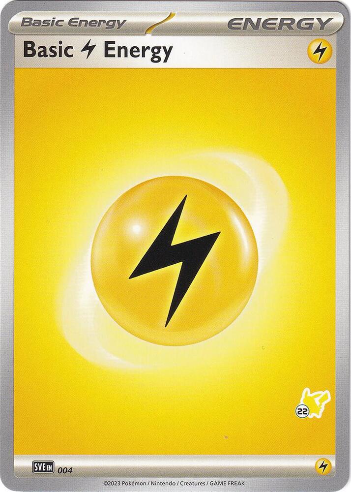 Basic Lightning Energy - Pikachu 22 (004) [Battle Academy 2024]