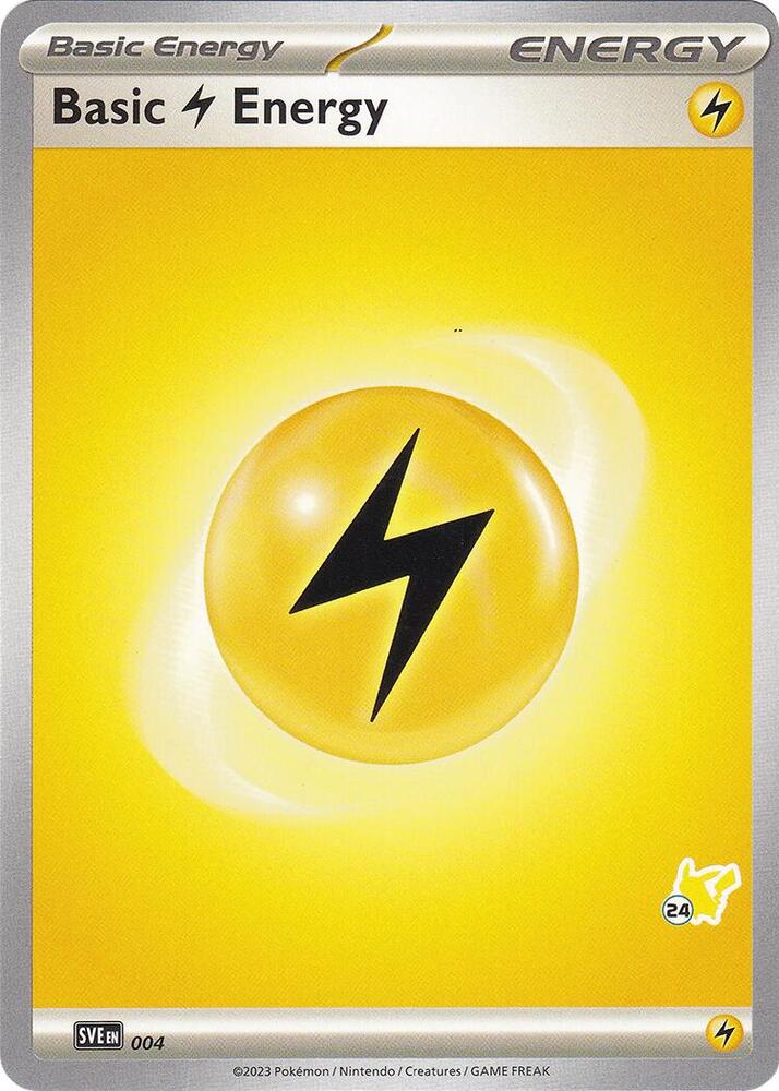Basic Lightning Energy - Pikachu 24 (004) [Battle Academy 2024]