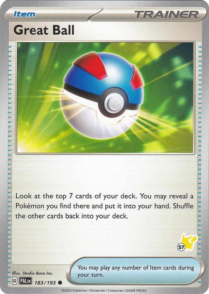 Great Ball - Pikachu 57 (183/193) [Battle Academy 2024]