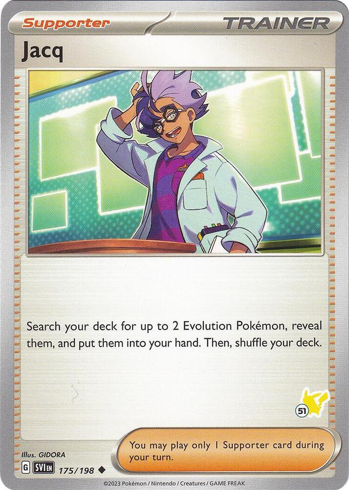 Jacq - Pikachu 51 (175/198) [Battle Academy 2024]