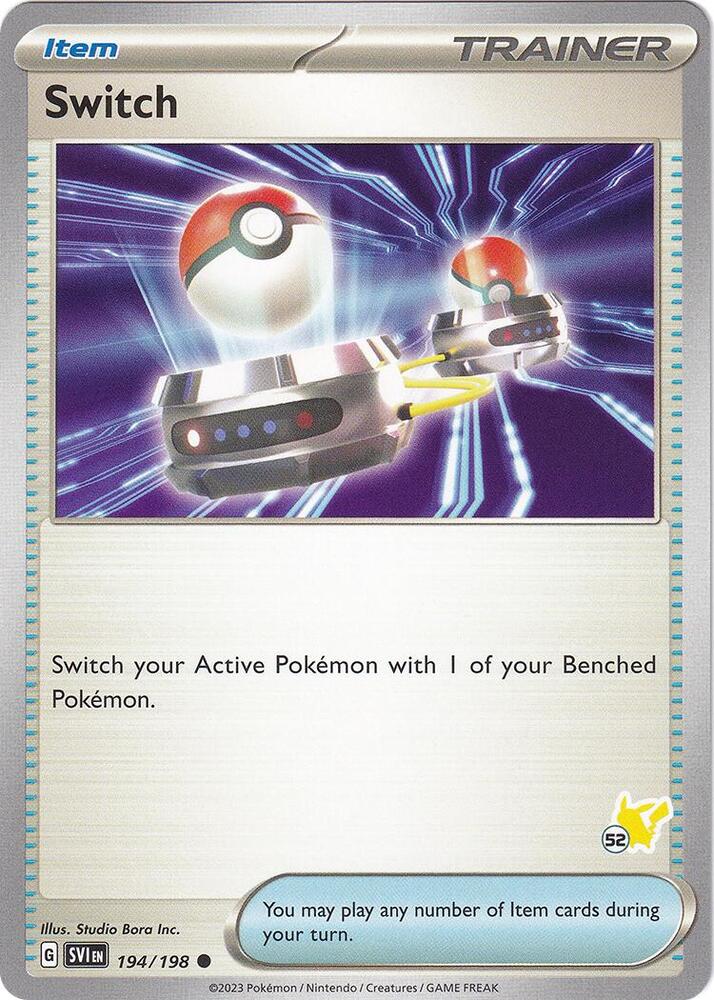 Switch - Pikachu 52 (194/198) [Battle Academy 2024]