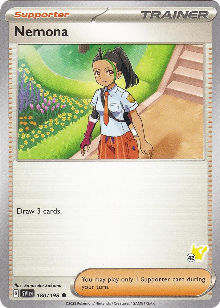 Nemona - Pikachu 42 (180/198) [Battle Academy 2024]