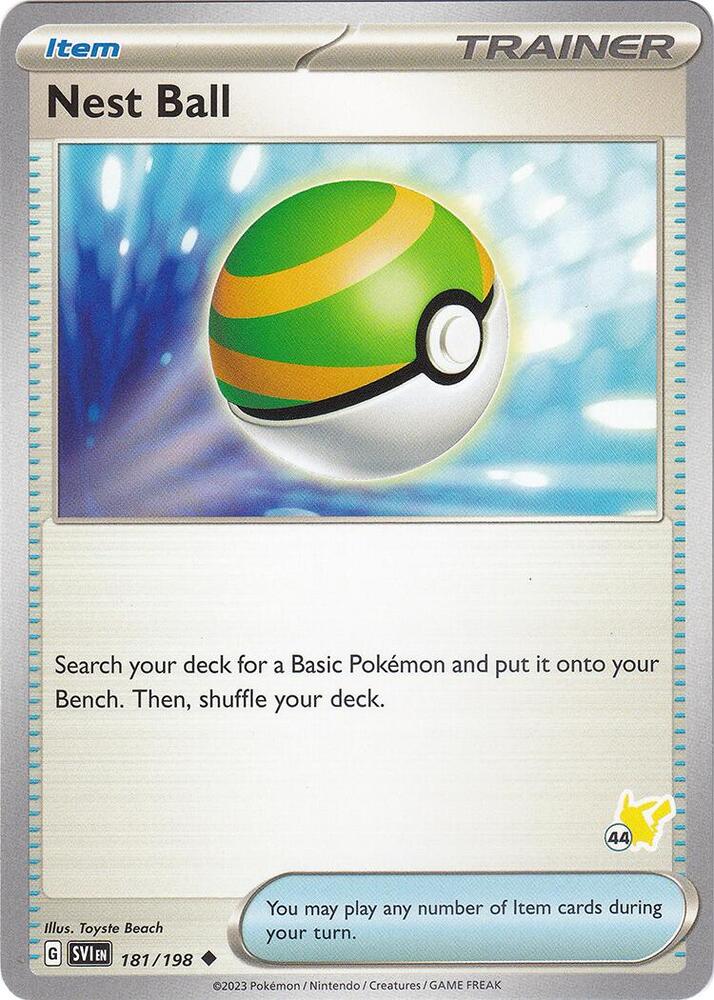 Nest Ball - Pikachu 44 (181/198) [Battle Academy 2024]