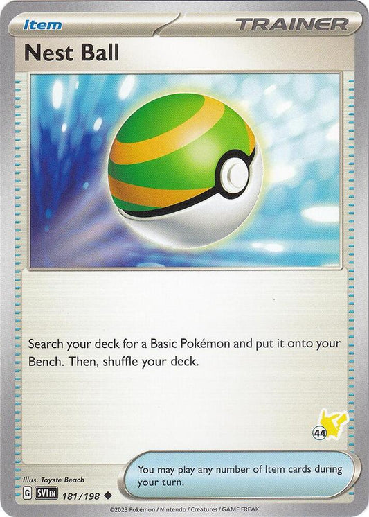 Nest Ball - Pikachu 44 (181/198) [Battle Academy 2024]