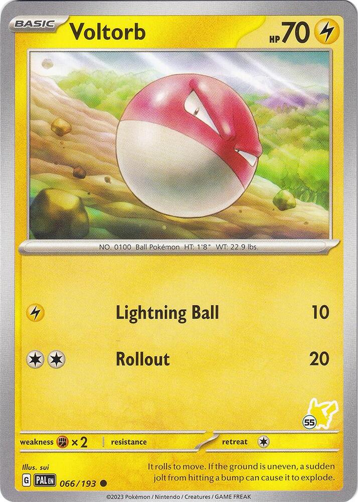 Voltorb - Pikachu 55 (066/193) [Battle Academy 2024]