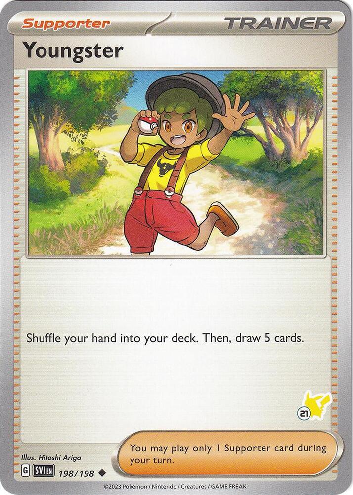 Youngster - Pikachu 21 (198/198) [Battle Academy 2024]