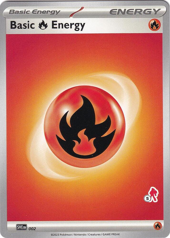 Basic Fire Energy - Armarouge 5 (002) [Battle Academy 2024]