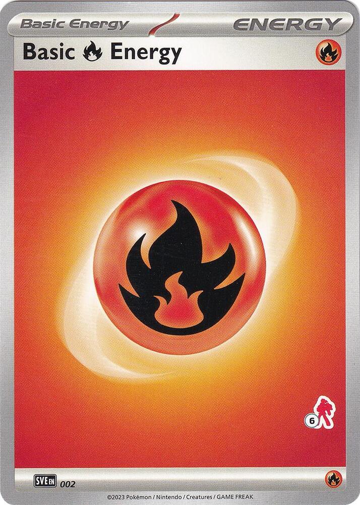 Basic Fire Energy - Armarouge 6 (002) [Battle Academy 2024]