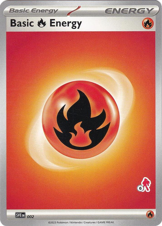 Basic Fire Energy - Armarouge 6 (002) [Battle Academy 2024]