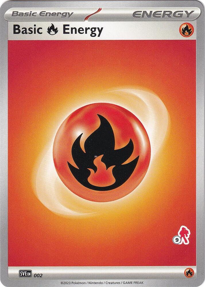 Basic Fire Energy - Armarouge 9 (002) [Battle Academy 2024]