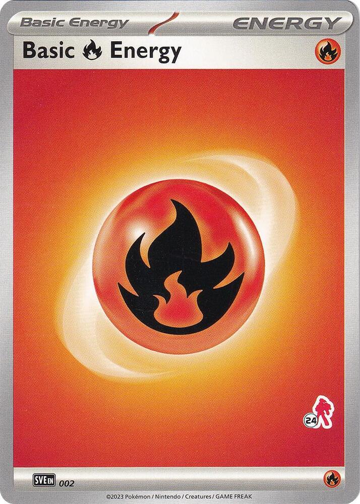 Basic Fire Energy - Armarouge 24 (002) [Battle Academy 2024]