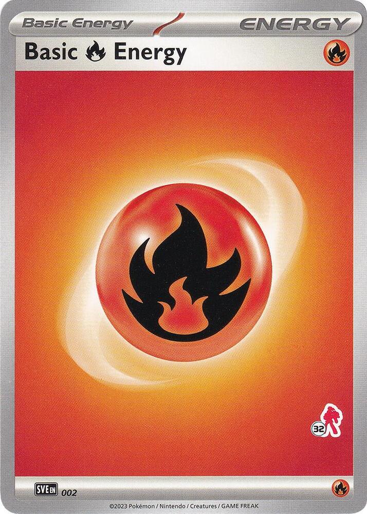 Basic Fire Energy - Armarouge 32 (002) [Battle Academy 2024]