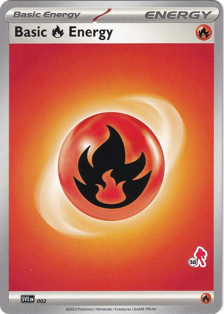 Basic Fire Energy - Armarouge 38 (002) [Battle Academy 2024]