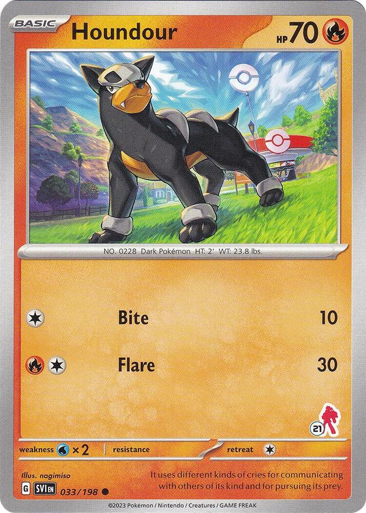 Houndour - Armarouge 21 (033/198) [Battle Academy 2024]