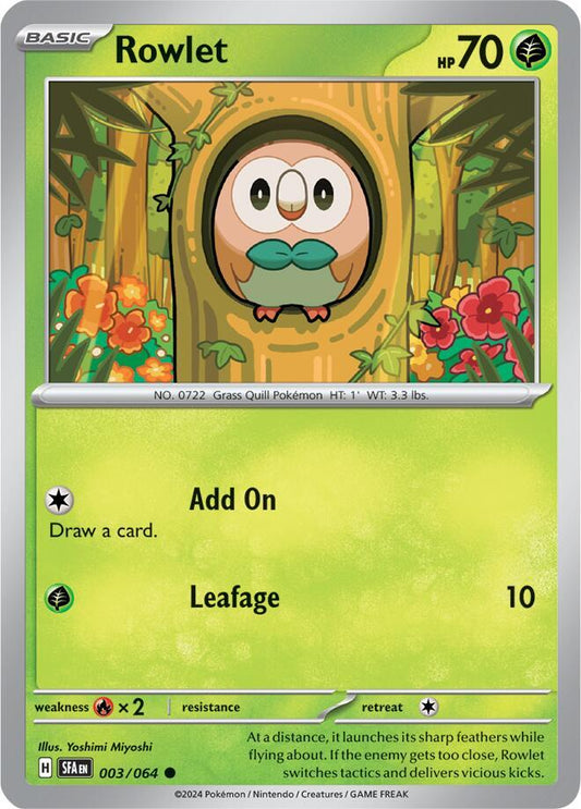 Rowlet (003/064) [SV Shrouded Fable]