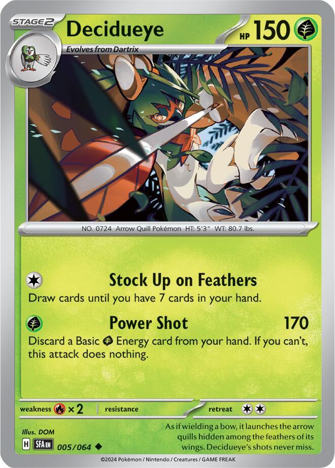 Decidueye (005/064) [SV Shrouded Fable]