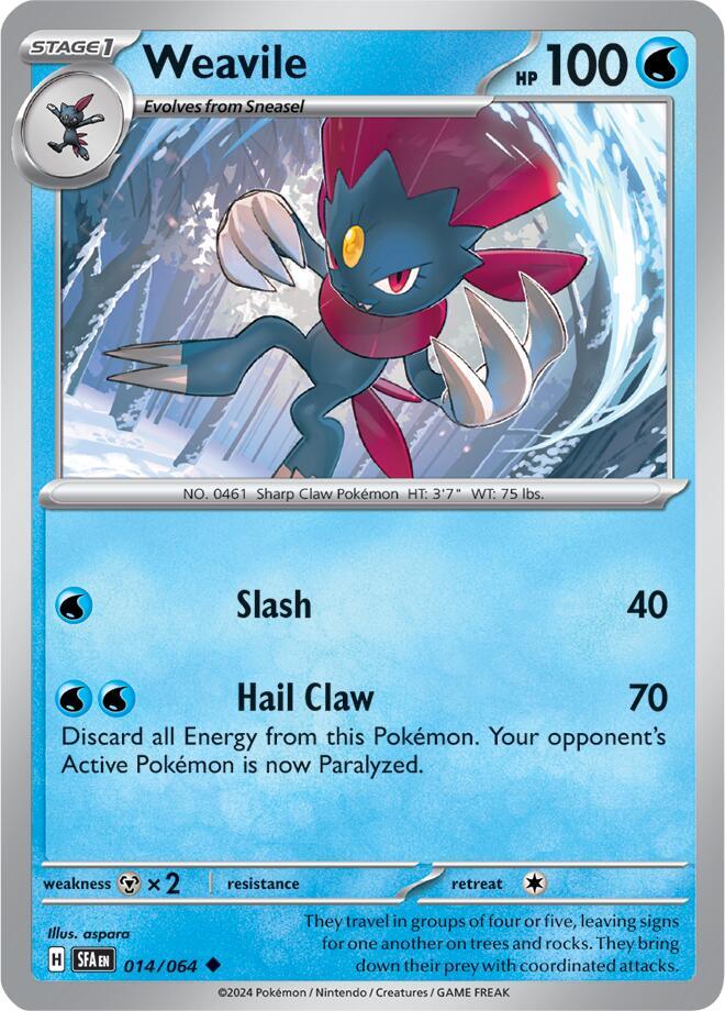 Weavile (014/064) [SV Shrouded Fable]