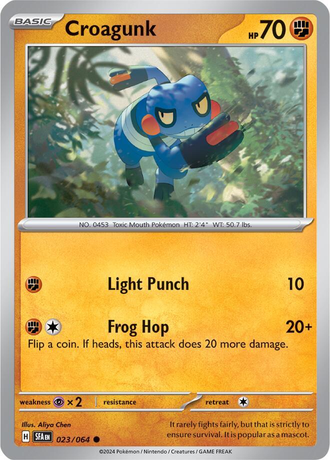 Croagunk (023/064) [SV Shrouded Fable]