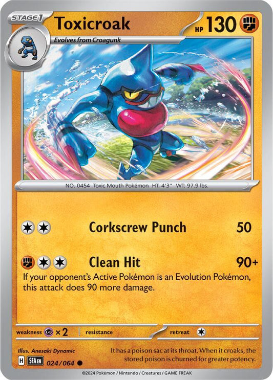 Toxicroak (024/064) [SV Shrouded Fable]