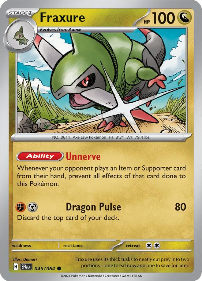 Fraxure - 045/064 [SV Shrouded Fable]