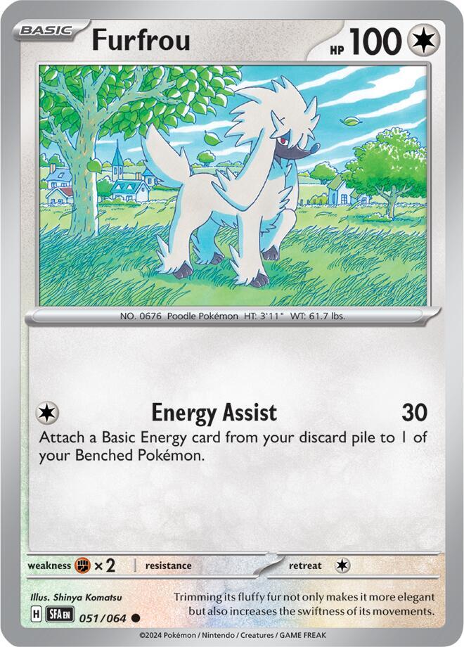 Furfrou (051/064) [SV Shrouded Fable]