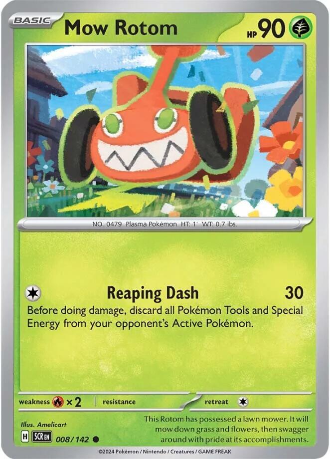 Mow Rotom (008/142) [SV07 Stellar Crown]