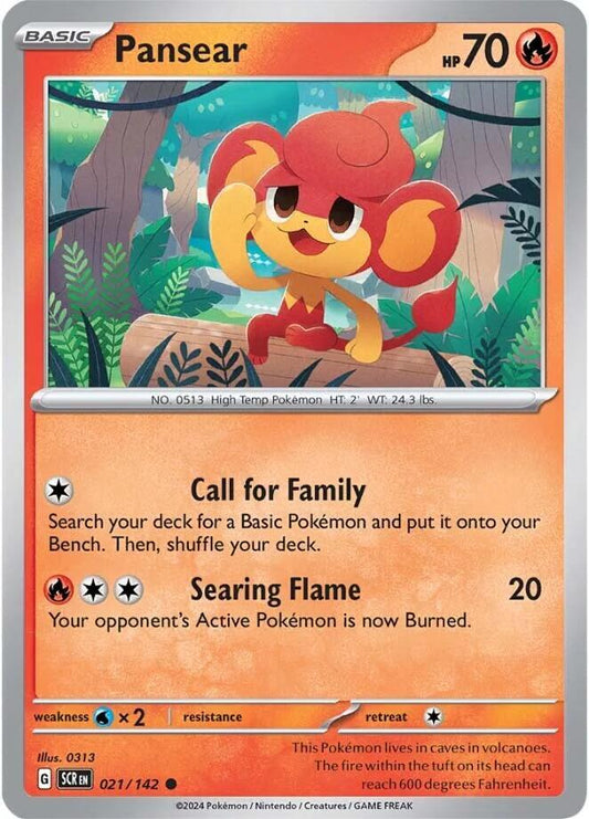 Pansear (021/142) [SV07 Stellar Crown]
