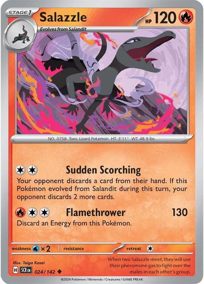 Salazzle (024/142) [SV07 Stellar Crown]