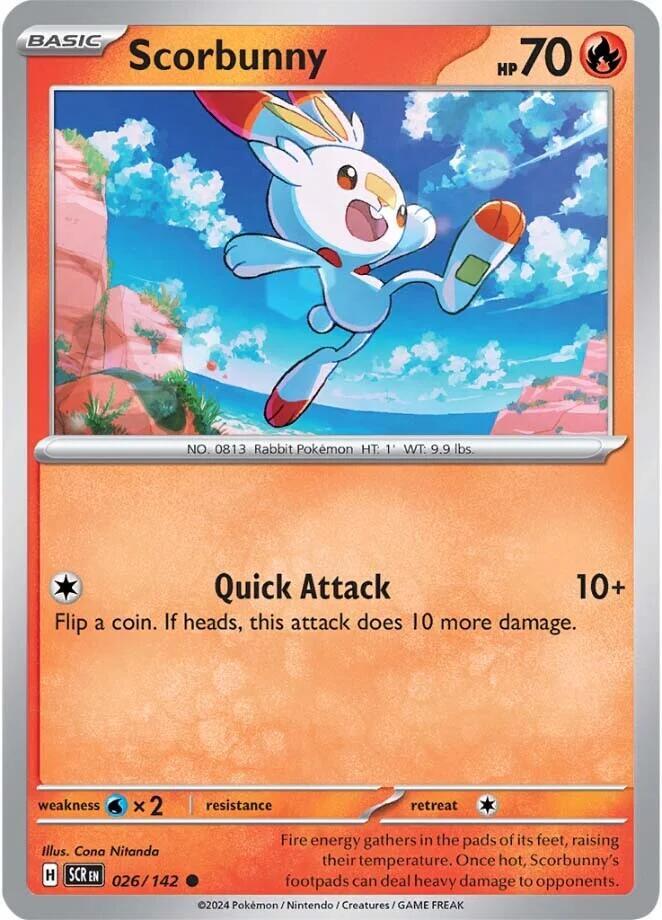 Scorbunny (026/142) [SV07 Stellar Crown]
