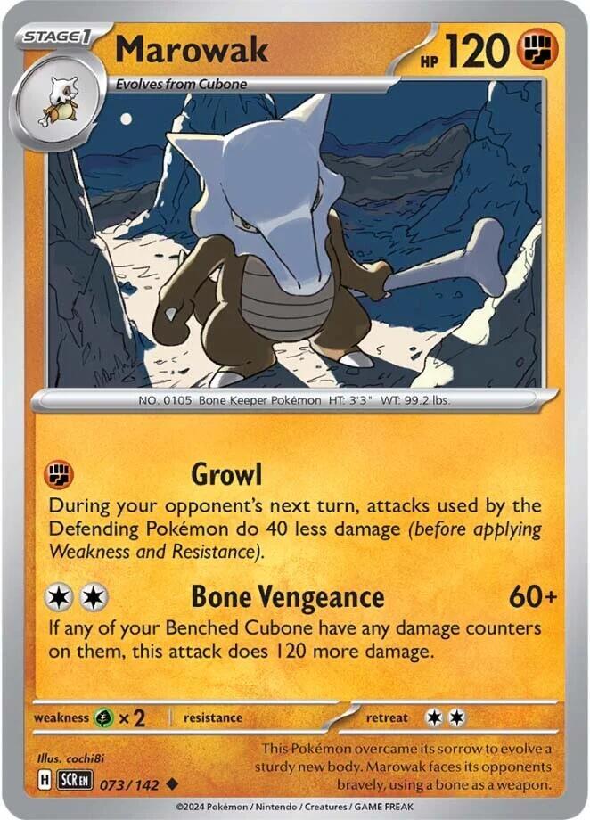 Marowak (073/142) [SV07 Stellar Crown]
