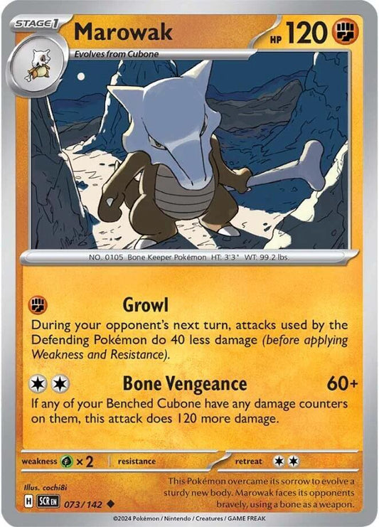 Marowak (073/142) [SV07 Stellar Crown]
