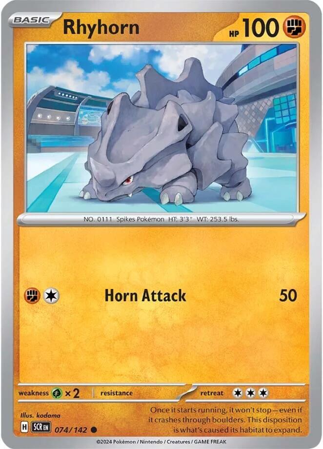 Rhyhorn (074/142) [SV07 Stellar Crown]