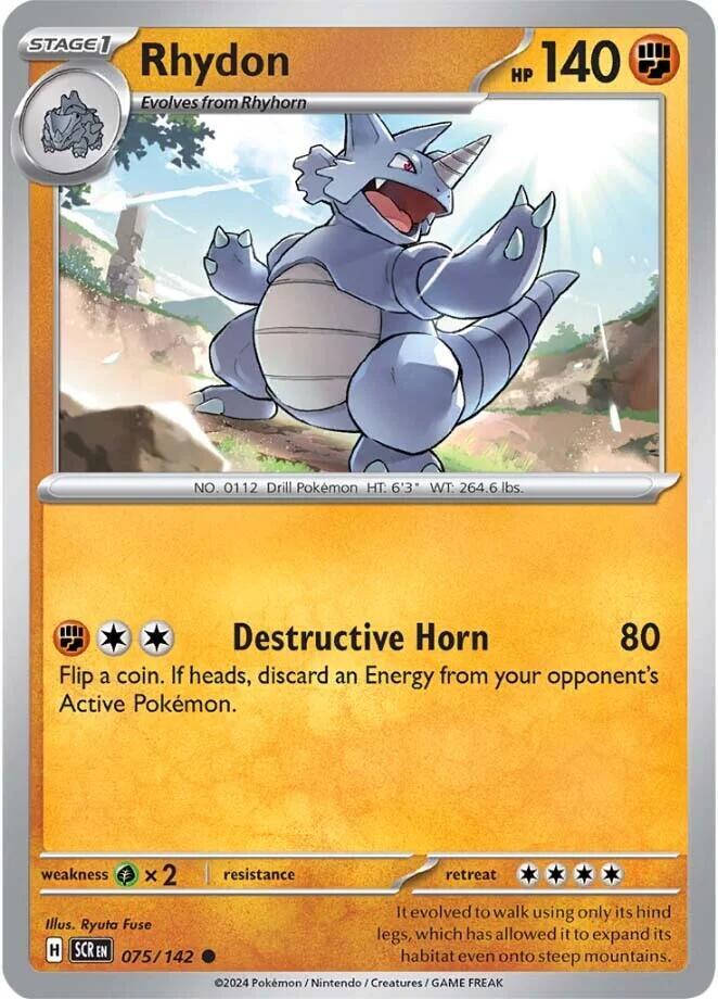 Rhydon (075/142) [SV07 Stellar Crown]
