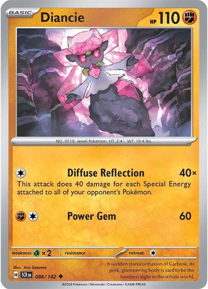 Diancie (086/142) [SV07 Stellar Crown]