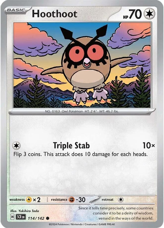 Hoothoot (114/142) [SV07 Stellar Crown]
