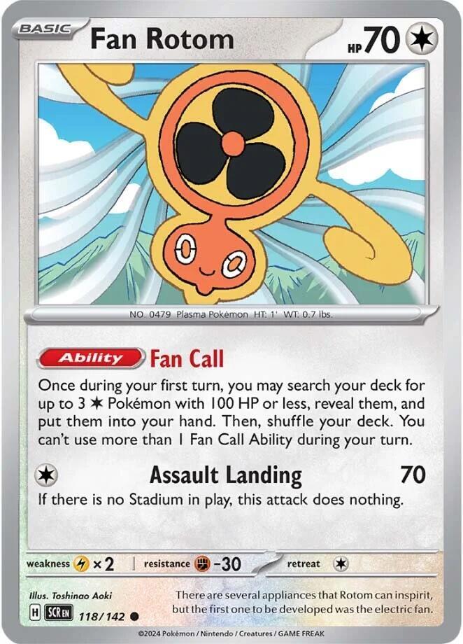 Fan Rotom (118/142) [SV07 Stellar Crown]