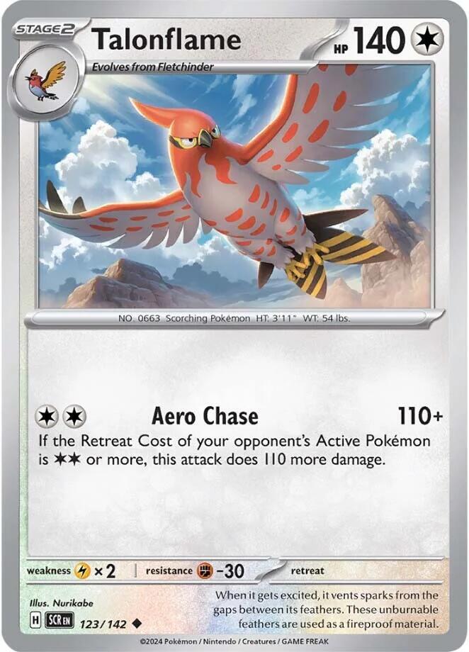 Talonflame (123/142) [SV07 Stellar Crown]