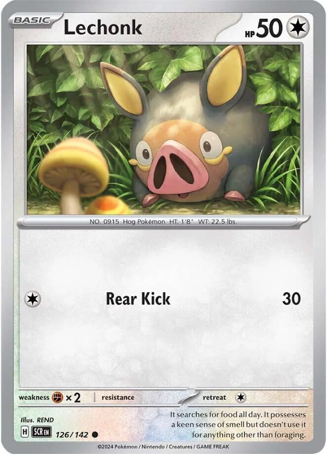 Lechonk (126/142) [SV07 Stellar Crown]