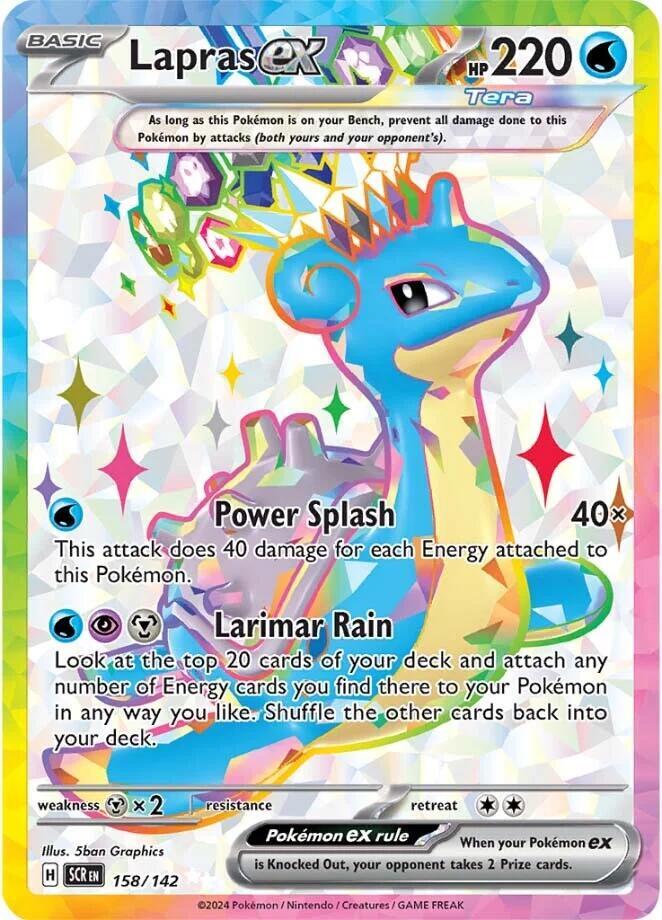 Lapras ex - 158/142 [SV07 Stellar Crown]