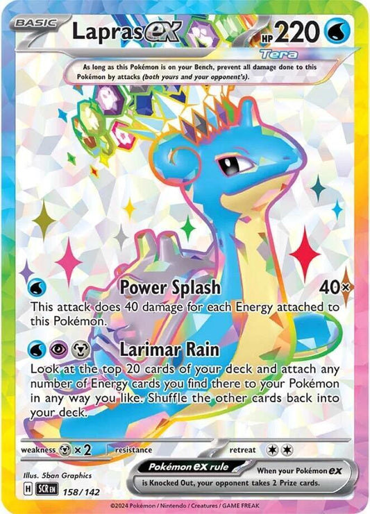 Lapras ex - 158/142 [SV07 Stellar Crown]