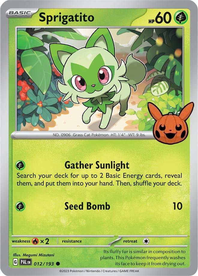 Sprigatito - 012/193 [Trick or Trade BOOster Bundle 2024]