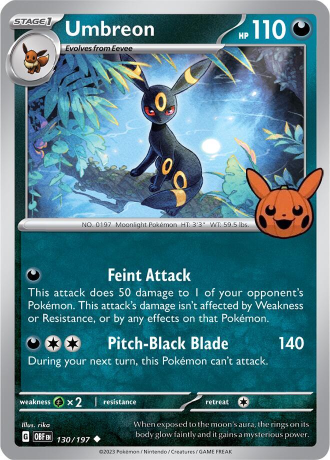 Umbreon (130/197) [Trick or Trade BOOster Bundle 2024]
