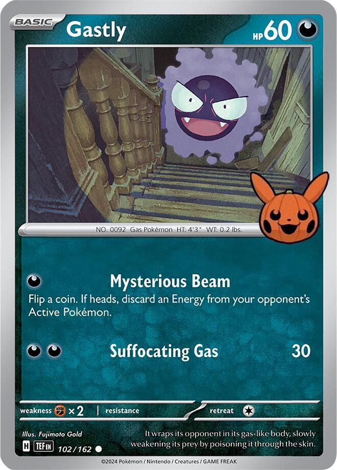 Gastly - 102/162 [Trick or Trade BOOster Bundle 2024]