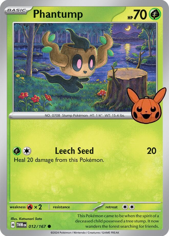 Phantump (012/167) [Trick or Trade BOOster Bundle 2024]