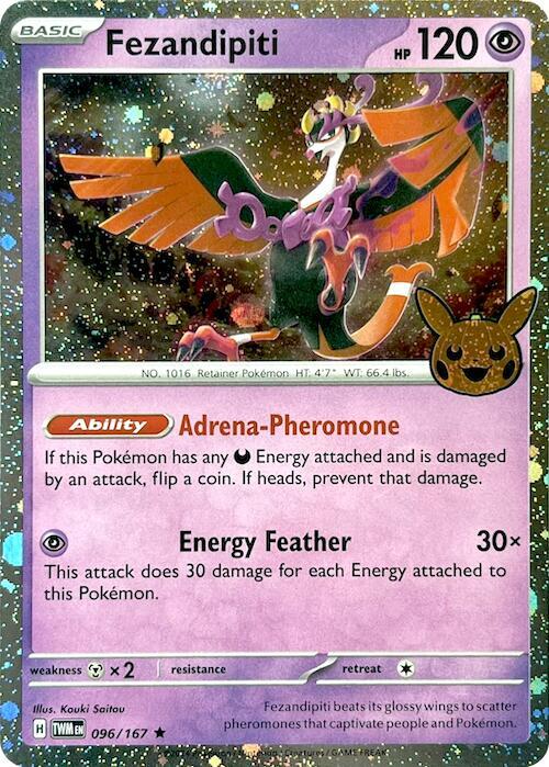 Fezandipiti (Cosmos Holo) (096/167) [Trick or Trade BOOster Bundle 2024]
